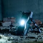 Brennenstuhl projecteur mobile à led rechargeable avec bluetooth 30 w