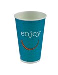 (lot  de 2000 gobelets) gobelet carton impression enjoy 25cl