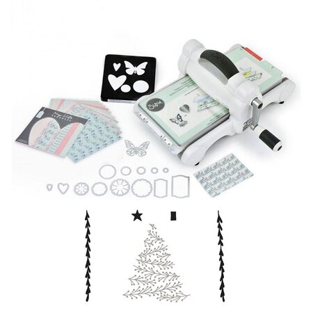 Machine de découpe Big Shot Sizzix + Matrice Sapin 9 5 cm