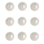 Perle de pluie autocollante Ø5mm Blanc 80 pièc.