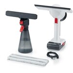 SEVERIN SC7141 Nettoyeur a vitres sans traces ni gouttes, sans fil, Autonomie 25 min. soit 75 m2, vaporisateur et patin microfibre