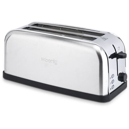 H.KoeNIG TOS28 - Grille Pain spécial baguette - 1500 W - Gris
