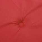 vidaXL Coussins de chaise à dossier haut lot de 6 rouge tissu oxford