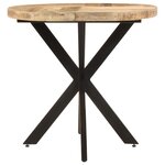 Vidaxl table de salle à manger 140x80x75 cm bois de manguier massif
