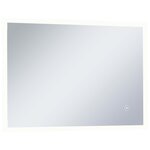 vidaXL Miroir mural à LED de salle de bain et capteur tactile 100x60cm
