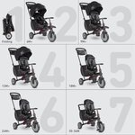 Tricycle pliable STR7 Rouge