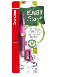 Porte-mine d'apprentissage easyergo 3.15  rose pour gauchers stabilo