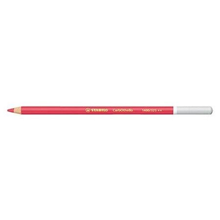 Crayon de couleur fusain pastel carbothello carmin stabilo