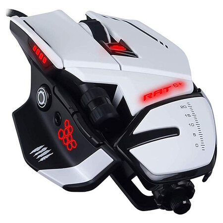Mad catz r.a.t. 6+ (rat 6+) blanc