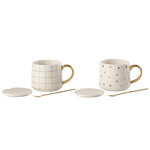 Set de 2 tasses et cuillères amélie