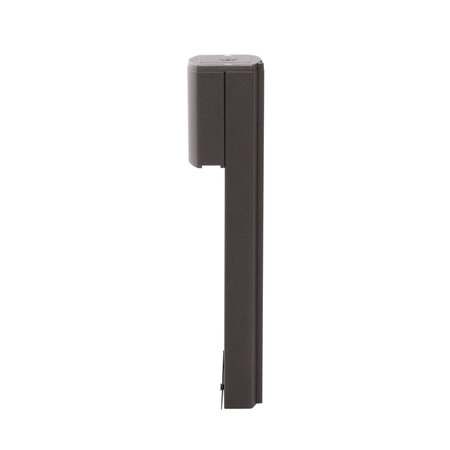 Console murale à visser soléa gris terre d'ombre satiné ral 7022s