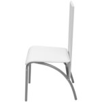 vidaXL Chaises à manger lot de 6 blanc similicuir