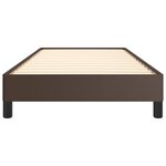 vidaXL Cadre de lit Marron 90x200 cm Similicuir