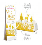Déco bûche "Forêt enchantée"
