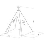 Sunny Tente tipi Alba Blanc crème C052.101.00