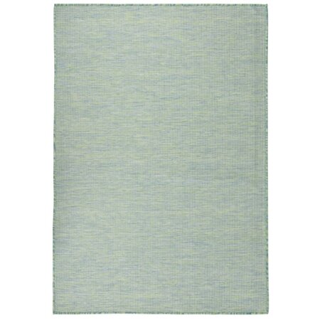 vidaXL Tapis à tissage plat d'extérieur 160x230 cm Turquoise
