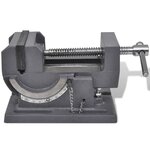 vidaXL Étau inclinable de perceuse à pression manuelle 110 mm