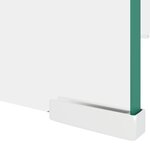 vidaXL Meuble TV / pour moniteur 70 x 30 x 13 cm Verre Transparent