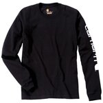 Tee-shirt manches longues Sleeve Logo gris clair taille L