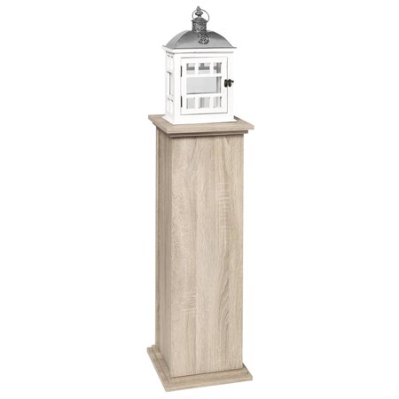 FMD Table d'appoint avec porte 88 5 cm Chêne