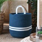 Panier en coton guam - bleu