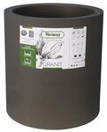 BAC GRANIT ROND 30 GRIS