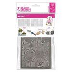Pochoir silkscreen pour pâte polymère Motifs 4 pochoirs 3+1 offert