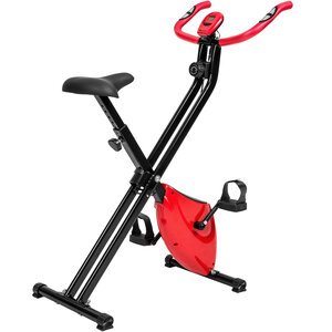 Tectake Vélo d'appartement avec ordinateur LCD Pliable
