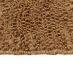 vidaXL Tapis à poils bouclés fait à la main 80x160 cm Jute et coton