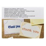 Carte ScanNCut SDX polices de caractères de calligraphie - Gothique & Onciale