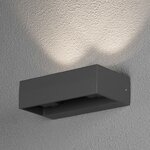 KONSTSMIDE Applique murale à LED Monza 2x6W Gris foncé