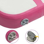 vidaXL Tapis gonflable de gymnastique avec pompe 60x100x20 cm PVC Rose
