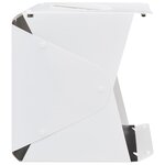 vidaXL Boîte à lumière studio LED pliable 40x34x37 cm Plastique Blanc