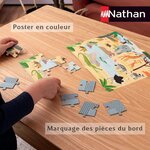 T'choupi puzzle 30 pieces - t'choupi a la ferme - nathan - puzzle enfant + poster - des 4 ans