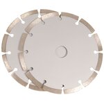 Ferm lames de scie diamantées 2 pièces acier wsa1001