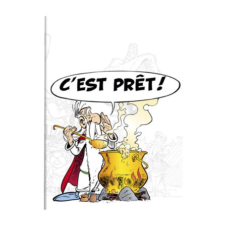 Cahier piqué a4 - 96 pages séyès - astérix et obélix - c'est prêt !