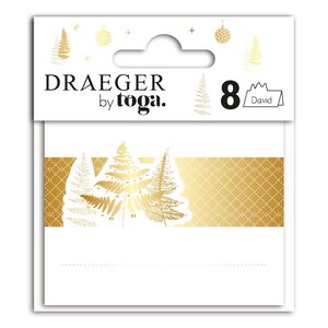 Marque-place Doré X8 - Draeger paris