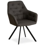 Chaise Salle à Manger Anthracite Design Moderne