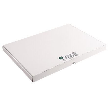 Étui De 100 Fiches - Bristol Uni Non Perforé 297x420mm - Blanc - Exacompta