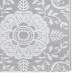 vidaXL Tapis d'extérieur Gris clair 190x290 cm PP
