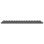 vidaXL Cadre de lit Gris 135x190 cm Bois de pin massif
