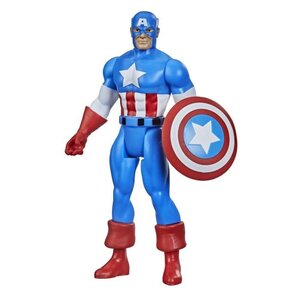 Hasbro marvel legends retro - figurine captain america de 9 5 cm