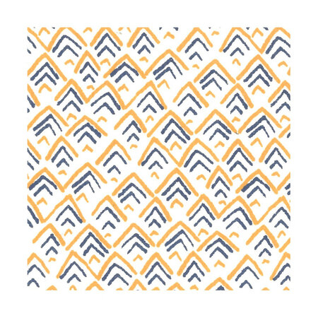 PAPERTREE 50*70 100g ZIG Ivory Indigo moutarde - Lot de 10 feuilles