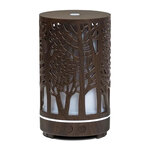 Diffuseur forest marron ultrasons lumineux d'huiles essentiel