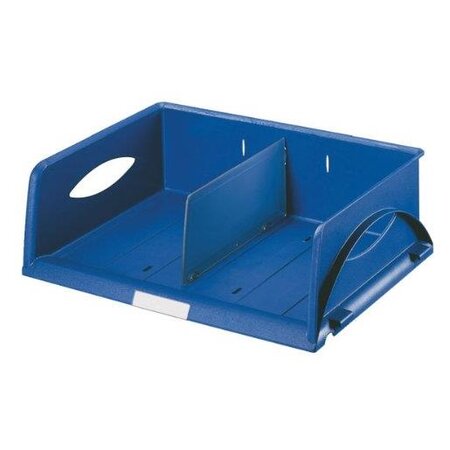 Corbeille à courrier sorty a4/c4 à l'italienne bleu leitz