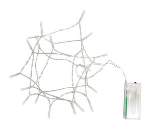 Guirlande lumineuse 20 leds blanches 2m05