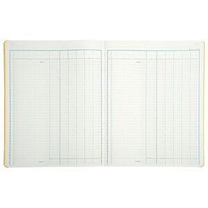 Registre comptable à colonnes 31,5 x 24,5 cm - 6 colonnes par page