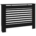 vidaXL Cache-radiateur Noir 112x19x81 cm MDF