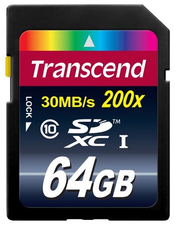 Transcend secure digital sdxc card 128 gb
