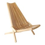 2 Fauteuils de jardin en teck CALERO